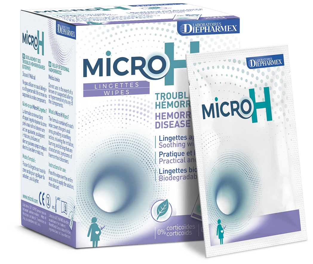 MicroH Lingettes packaging