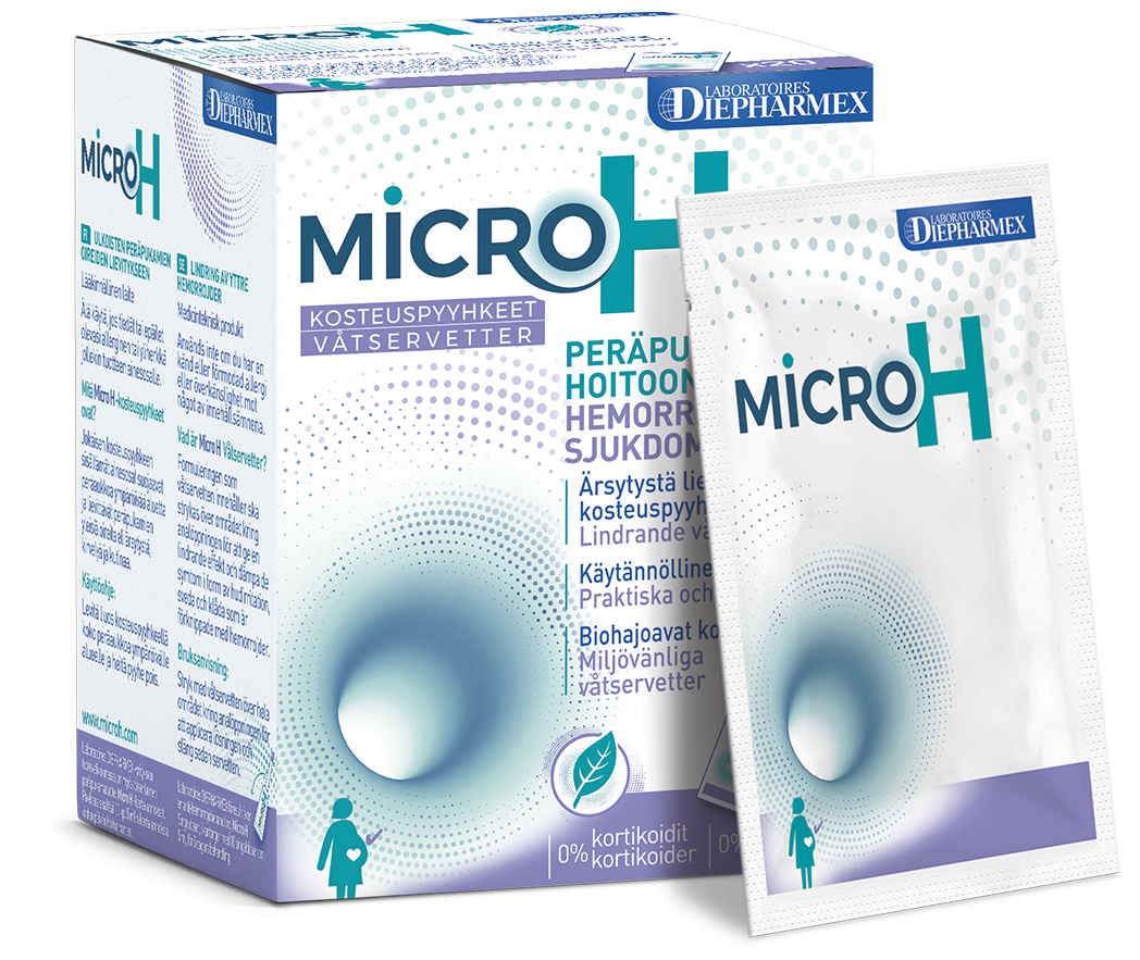 MicroH Lingettes packaging