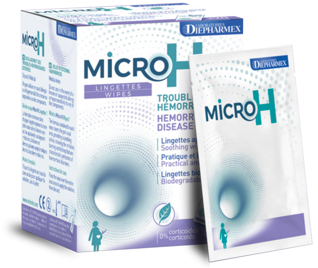 MicroH Lingettes packaging