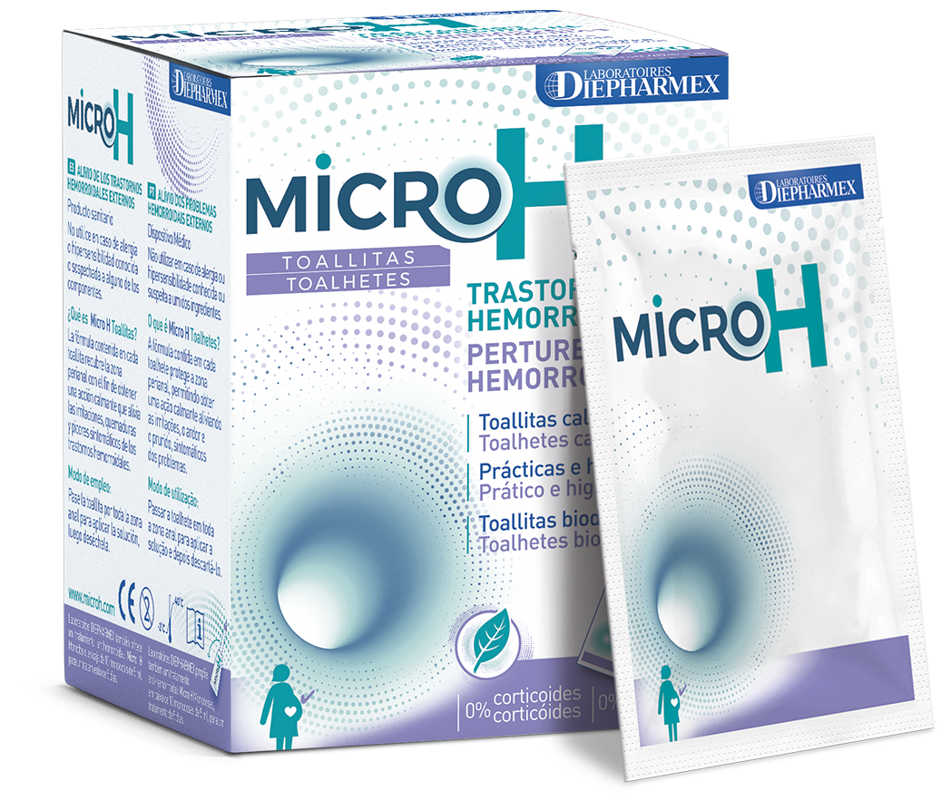 MicroH Lingettes packaging